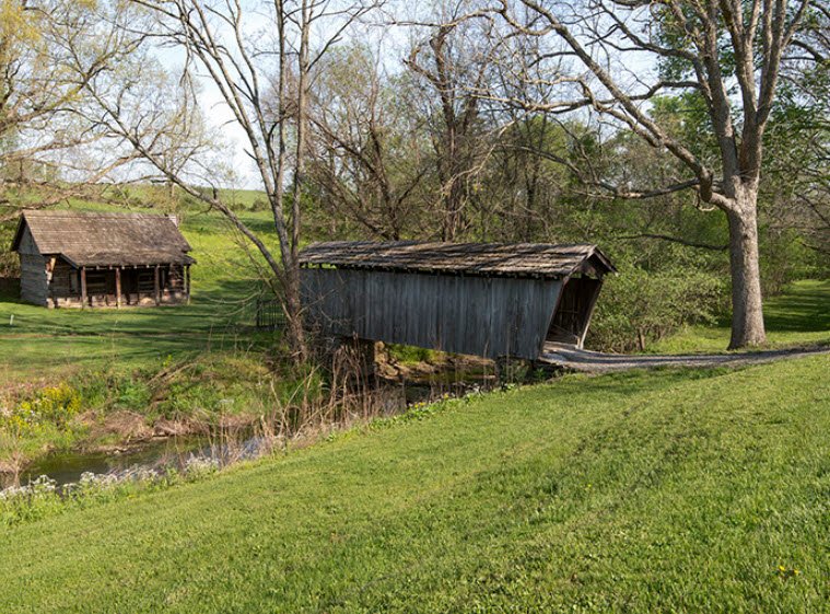 Lincoln Homestead State Park - Museum/Cabins, Kentucky, USA